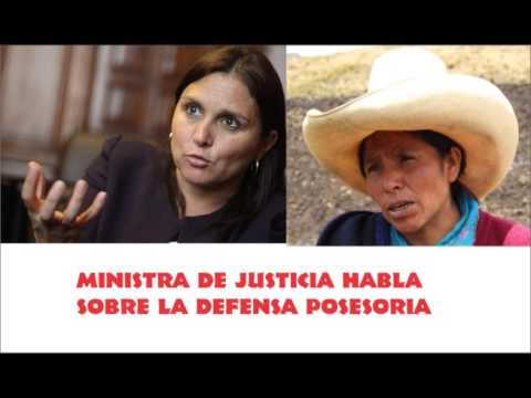 Embedded thumbnail for Ministra de Justicia habla sobre Defensa Posesoria (caso Máxima Acuña) 